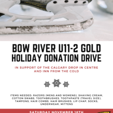 BOW RIVER U11-2 GOLD HOLIDAY DONATION DRIVE